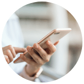 image of person using their large touchscreen phone | The Gulf Coast Sexual Assault Program provides services to victims of sexual violence in Bay, Gulf, Calhoun, Jackson, Washington, Santa Rosa, Escambia, Okaloosa, Walton and Holmes Counties