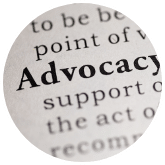 image of the word Advocacy zoomed in on text | The Gulf Coast Sexual Assault Program provides services to victims of sexual violence in Bay, Gulf, Calhoun, Jackson, Washington, Santa Rosa, Escambia, Okaloosa, Walton and Holmes Counties